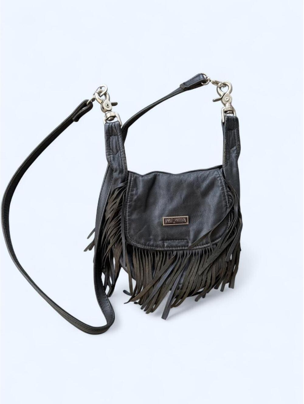 Harley Davidson Women's Grey and Black Bag